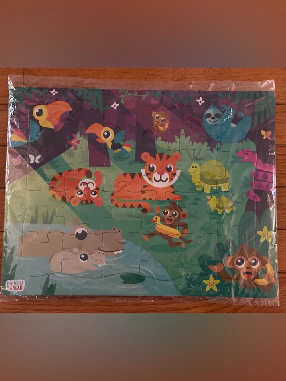 Chuckle & Roar Jungle Day 24pc Kids Jigsaw Puzzle NEW